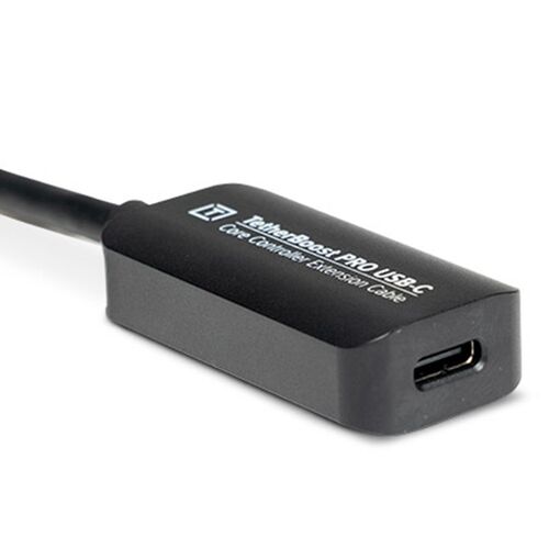 Tether Tools TetherBoost Pro USB-C Verlängerungskabel für USB-C an USB-C Kabel  Schwarz