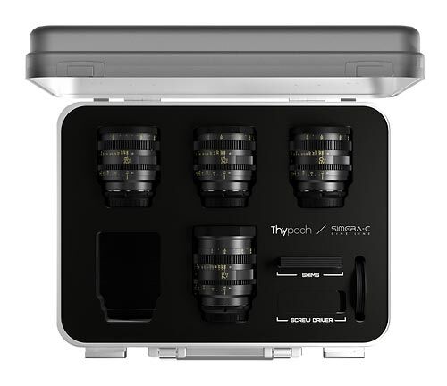 THYPOCH Full-frame cine Lens-4 lens kit Simera-C 28/35/50/75mm T1.5  Sony  FE-Mount