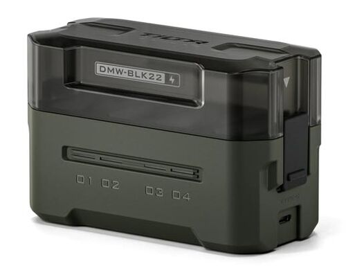 Tilta portable Ladestation  grün für DMW-BLK22 (4 Kanäle)