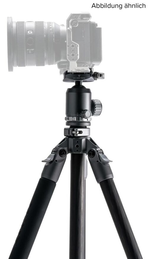 Tilta Reisekugelkopf mit 3-stufigen Stativbeinen aus Kohlefaser (5KG)  Waldgrün