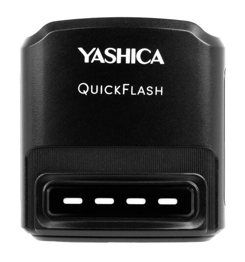 Yashica City 300 incl. QuickFlash Mini Camera Flash (50MP)  schwarz