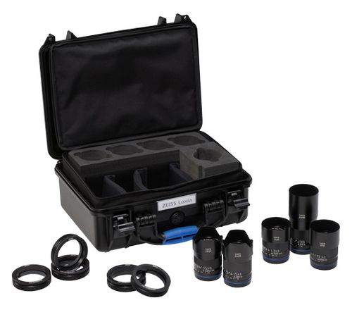 Zeiss Loxia 21mm f/2,8, Loxia 25mm f/2,4, Loxia 35mm f/2,0, Loxia 50mm f/2,0, Loxia 85mm f/2,4 + Transport Case + 5x Lens Gear Mini  Sony FE-Mount