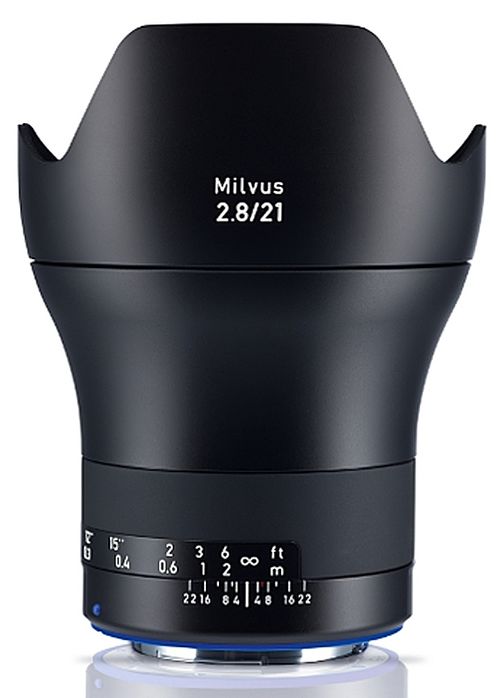 Zeiss Milvus 21mm f/2,8 ZE  Canon EF