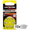 Für weitere Info hier klicken. Artikel: Ansmann PR70 Hörgeräte Batterien  10x6 
