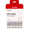 Für weitere Info hier klicken. Artikel: Canon PFI-300 Multipack MBK/PBK/C/M/Y/PC/PM/R/GY/CO 