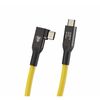 Für weitere Info hier klicken. Artikel: COBRAUNION USB-C Tether Kabel - 5M 20G  Gerade - 90° abgewinkelt gelb