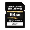 Für weitere Info hier klicken. Artikel: Delkin BLACK UHS-II Rugged SD Card (V90)  64 GB