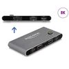 Für weitere Info hier klicken. Artikel: Delock USB-C KVM Switch zu DisplayPort 8K 30 Hz mit USB 2.0 