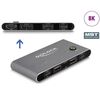 Für weitere Info hier klicken. Artikel: Delock USB-C KVM Switch zu HDMI und DisplayPort 8K MST mit USB 2.0 