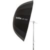 Für weitere Info hier klicken. Artikel: Godox UB-130S - Parabolic reflective studio umbrella  silber 130cm