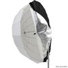 Für weitere Info hier klicken. Artikel: Godox UB-130W Parabolschirm Schwarz / Weiß & 130cm Transparent Diffusor 