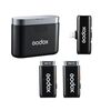 Für weitere Info hier klicken. Artikel: Godox Wireless Microphone System  WES1 KIT2 2.5GHz 