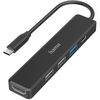 Für weitere Info hier klicken. Artikel: Hama USB-C-Hub, Multiport, 5 Ports, 3x USB-A, USB-C, HDMI 