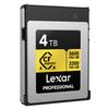 Für weitere Info hier klicken. Artikel: Lexar CFExpress Professional Type B 4.0 Gold - 3600MB/s  4 TB