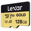 Für weitere Info hier klicken. Artikel: Lexar Gold MicroSDXC, UHS-II, U3, V60 Professional Speicherkarte  128 GB