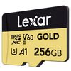 Für weitere Info hier klicken. Artikel: Lexar Gold MicroSDXC, UHS-II, U3, V60 Professional Speicherkarte  256 GB