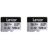 Für weitere Info hier klicken. Artikel: Lexar microSDXC Silver Plus UHS-1 V30 R205/W100MB/s - 2PACK  128GB
