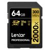 Für weitere Info hier klicken. Artikel: Lexar SDXC Professional Type Gold - 2000x 300MB/s V90 II  64 GB