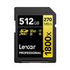 Für weitere Info hier klicken. Artikel: Lexar SDXC Professional Type Gold - 1800x 270MB/s V60 II  512 GB