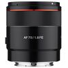 Für weitere Info hier klicken. Artikel: Samyang  AF 75mm f/1.8  Sony FE-Mount
