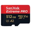 Für weitere Info hier klicken. Artikel: SanDisk Extreme Pro micro SDXC UHS-I, U3, V30, A2, C10+ SD Adapter  512 GB 200 MB/s