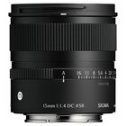 Sigma 15mm f/1,4 DC Contemporary  Canon RF-S