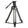 Für weitere Info hier klicken. Artikel: Sirui SQ100 Carbon 1 Step Broadcaststativ + VHS18 Fluid Videoneiger mit Gegengewichts- und Friktionseinstellung 