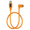 Für weitere Info hier klicken. Artikel: Tether Tools TetherPro USB-Datenkabel für USB 3.0 an USB 3.0 Micro-B - 0,5 m, rechtsgewinkelt  Orange