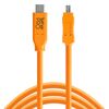 Für weitere Info hier klicken. Artikel: Tether Tools TetherPro USB-Datenkabel für USB-C an USB 2.0 Mini-B8 - gerader Stecker  4,6m orange