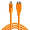 Für weitere Info hier klicken. Artikel: Tether Tools TetherPro USB-Datenkabel für USB-C an USB 3.0 Micro-B - gerader Stecker  orange 4,6m