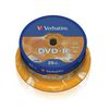 Für weitere Info hier klicken. Artikel: Verbatim DVD-R 4.7GB/120Min/16x Cakebox  25er-Pack