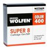 Für weitere Info hier klicken. Artikel: Wolfen Color 400 Super 8, 15 m ISO 250-400  ohne Entwicklung