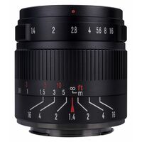 7Artisans 55mm f/1,4 II  Micro Four Thirds