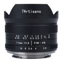 7Artisans 7,5mm f/2,8 II Fisheye  Canon RF-S