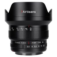 7Artisans 7,5mm f/3,5 Fisheye  Canon EF-S
