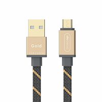 Allocacoc USBcable | microUSB Flat  gold