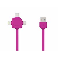Allocacoc USBcable | USB C  pink