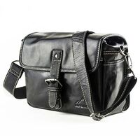 Alpenleder Kameratasche Presse  Ebenholz