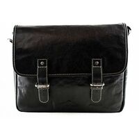 Alpenleder Kameratasche Reporter  Ebenholz