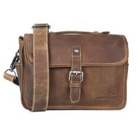 Alpenleder Kameratasche Presse  Wild Camel