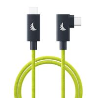 Angelbird USB-C 4.0 Solid Flex Cable  Right-Angle Lime 1 m / 3.3 ft
