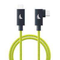 Angelbird USB-C 4.0 Solid Flex Cable  Right-Angle Lime 32 cm / 1 ft