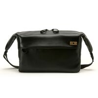 Artisan&Artist Schultertasche A&A ACAM-BS0002, Basalt  schwarz-grau