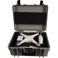 B&W Outdoor.cases Copter  mit Hartschaum für DJI Phantom 2 graue Räder