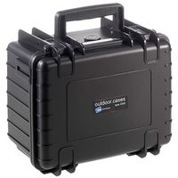 B&W Outdoor.cases Type 2000  schwarz Würfelschaum (SI)
