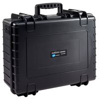 B&W Outdoor.cases Type 6000  schwarz leer