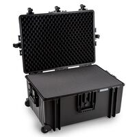 B&W Outdoor.cases Type 7800  mit vorgestanztem Schaumstoff (SI) schwarz