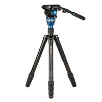 Benro Aero6 Videostativkit inkl. Videoneiger S6Pro und Nivelliermittelsäule   Aluminium