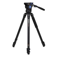 Benro Series 3 Alum Single Tube Video Tripod with BV4H head - A373FBV4H 