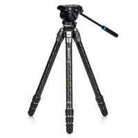 Benro Stativ Tortoise 34CLV + S4PRO Video Kit  Carbon